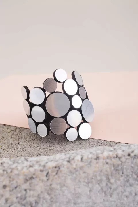 Abstraction Asymmetric Bracelet