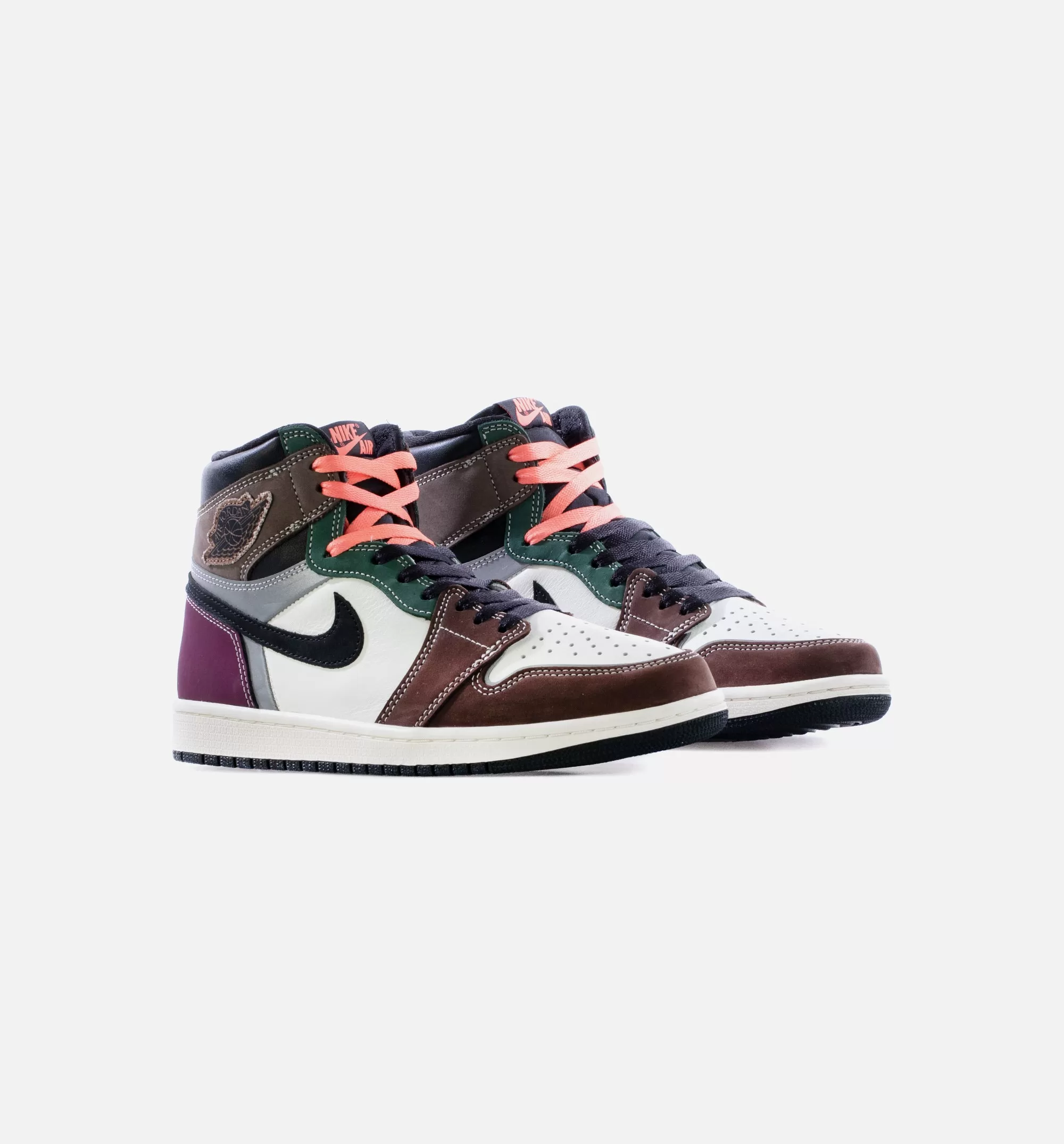 Air Jordan 1 High OG Hand Crafted Mens Lifestyle Shoe - Black/Archaeo Brown/Dark Chocolate Limit One Per Customer