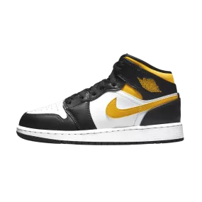 Air Jordan 1 Mid GS 'White Pollen Black'