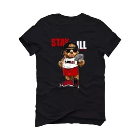 Air Jordan 14 “Gym Red” 2020 Black T-Shirt (Stay ill bear )