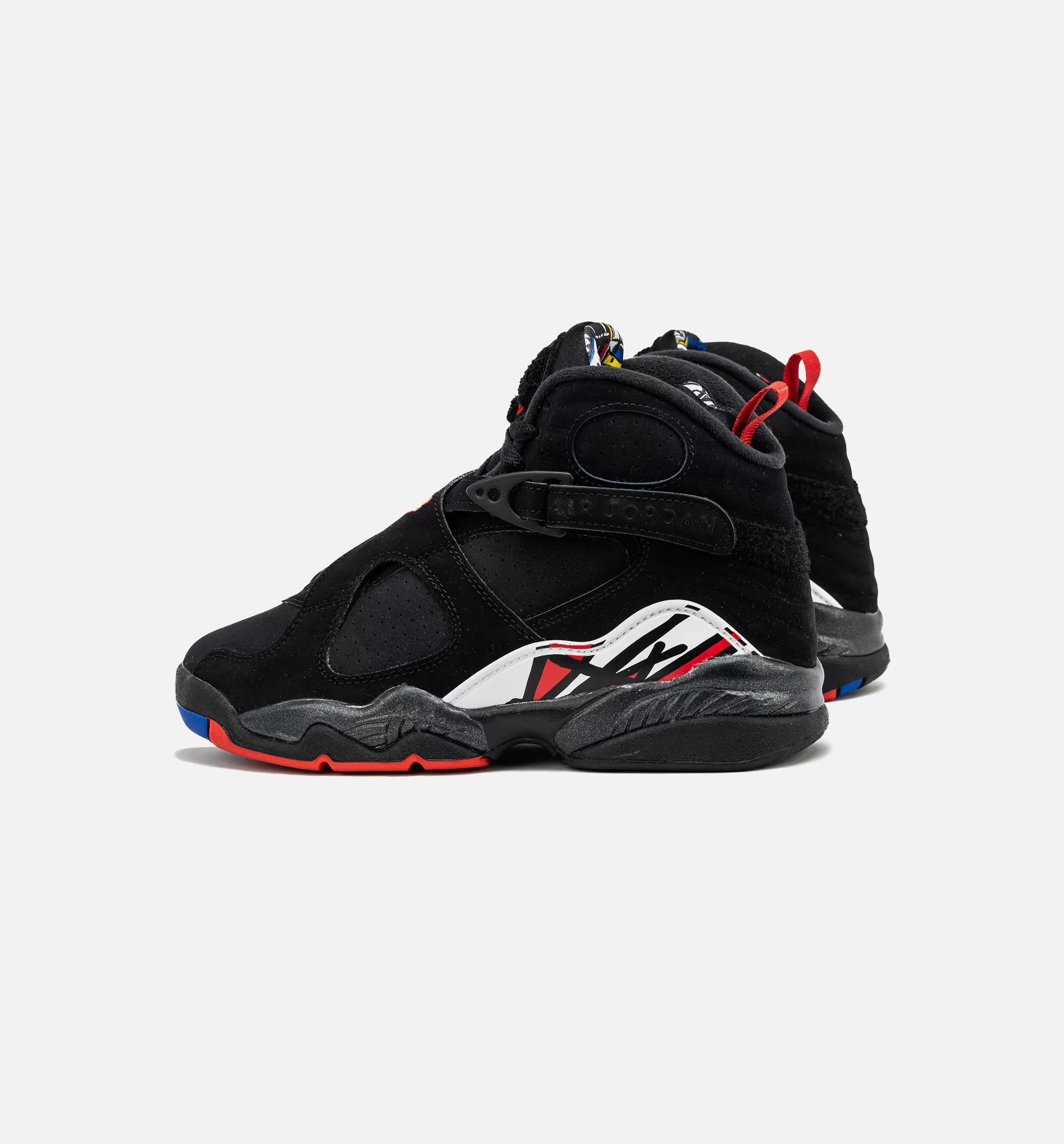 Air Jordan 8 Retro Playoffs Grade School Lifestyle Shoe - Black