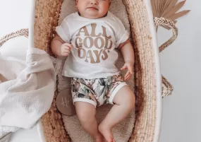 all good days t-shirt 6-9  mths