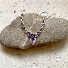 Amethyst Necklace - Indigo