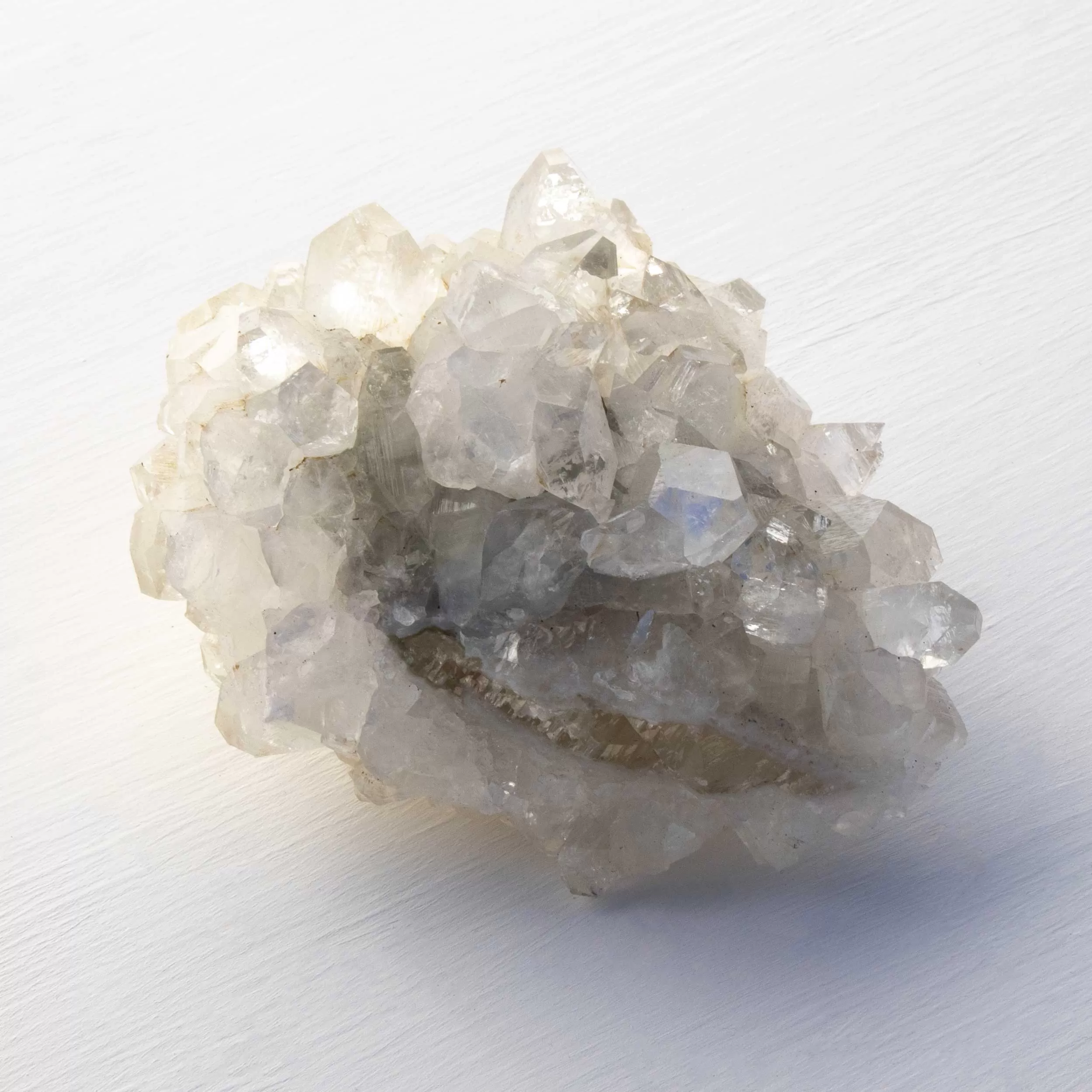 Apophyllite- White, Cluster