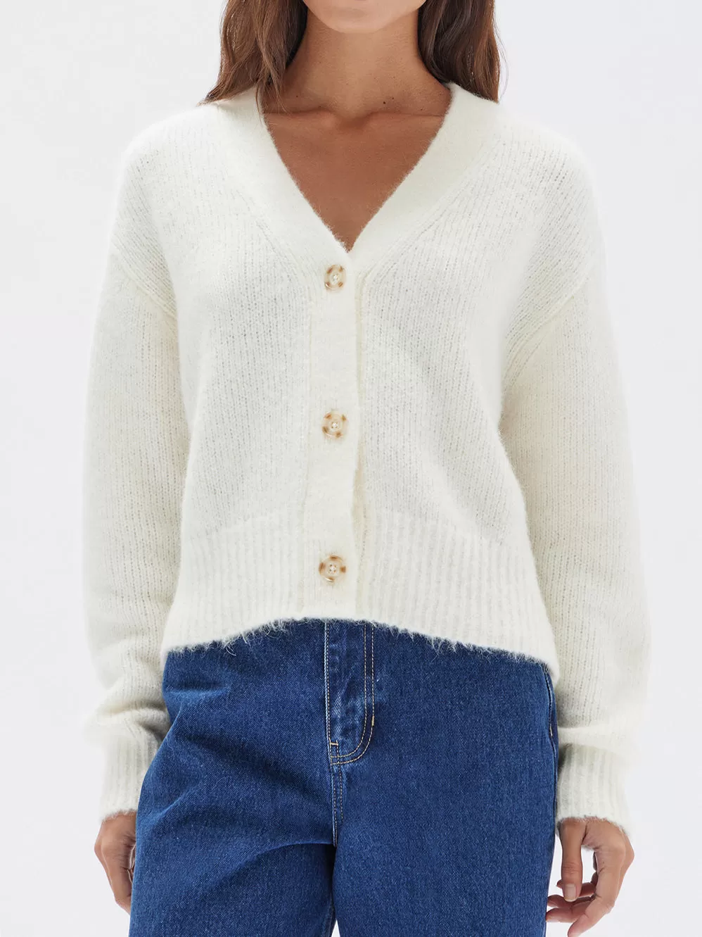 ASSEMBLY LABEL EVI WOOL KNIT CARDI