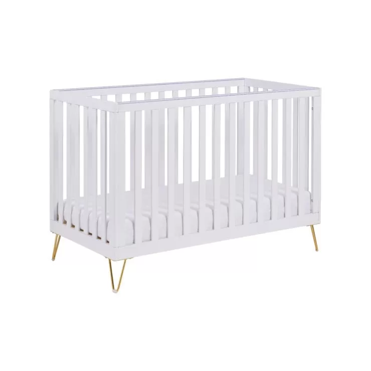 Babymore Kimi Cot Bed - White