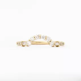 Baguette Diamond Arch Ring