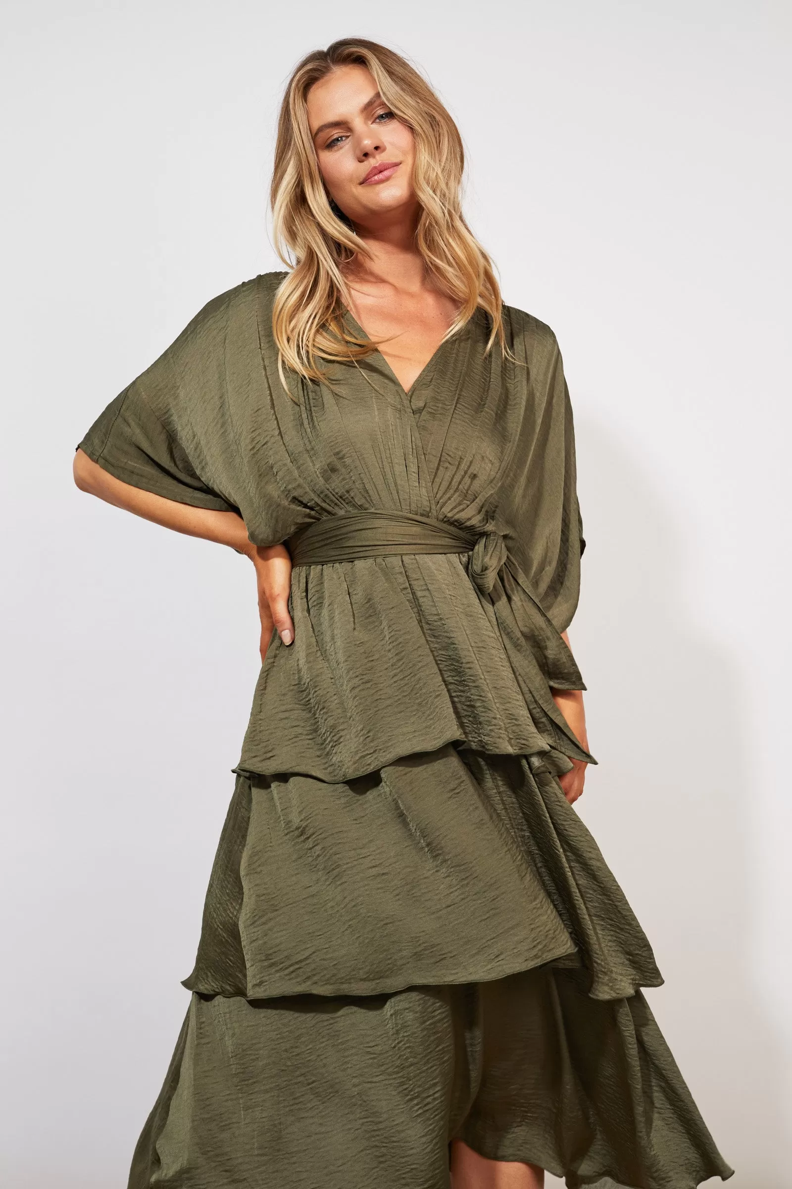 Barbados Dress, Khaki