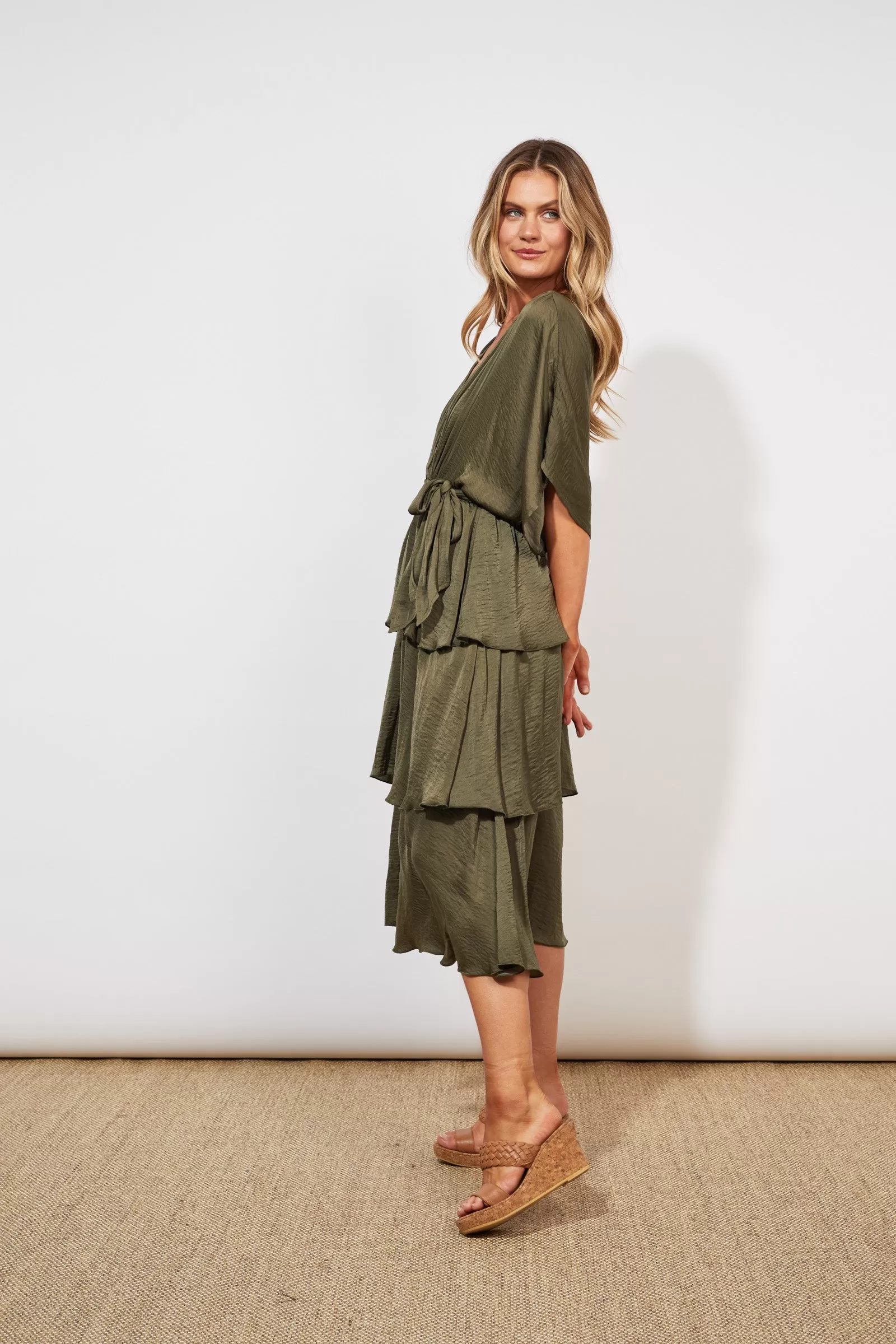 Barbados Dress, Khaki