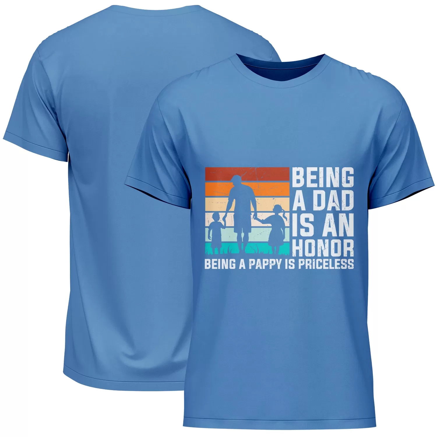 Being A Dad Is An Honor Being A Pappy Is Priceless Father's Day T-Shirt