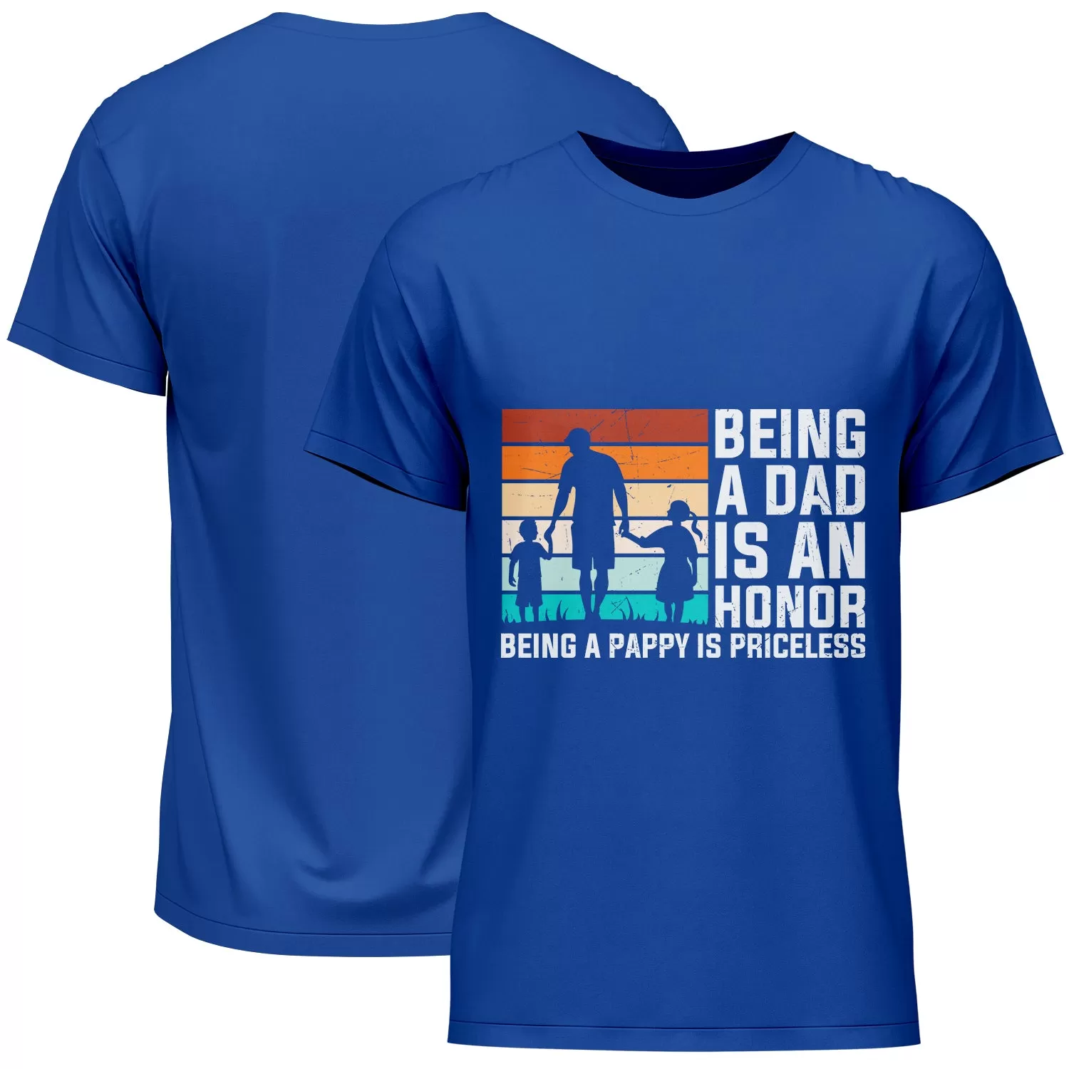 Being A Dad Is An Honor Being A Pappy Is Priceless Father's Day T-Shirt