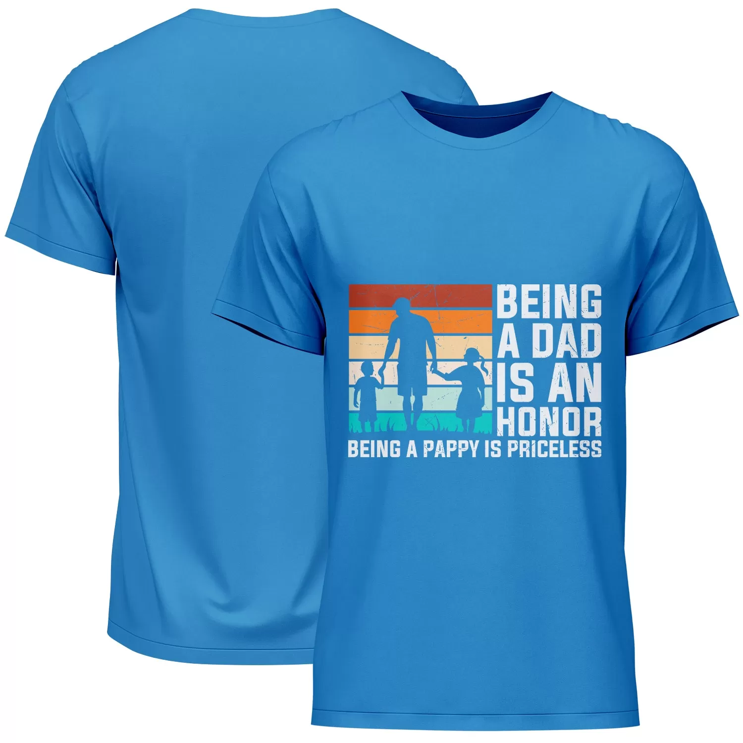 Being A Dad Is An Honor Being A Pappy Is Priceless Father's Day T-Shirt