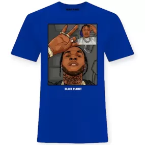 Black Planet Men Video Chat Shirt (Royal)