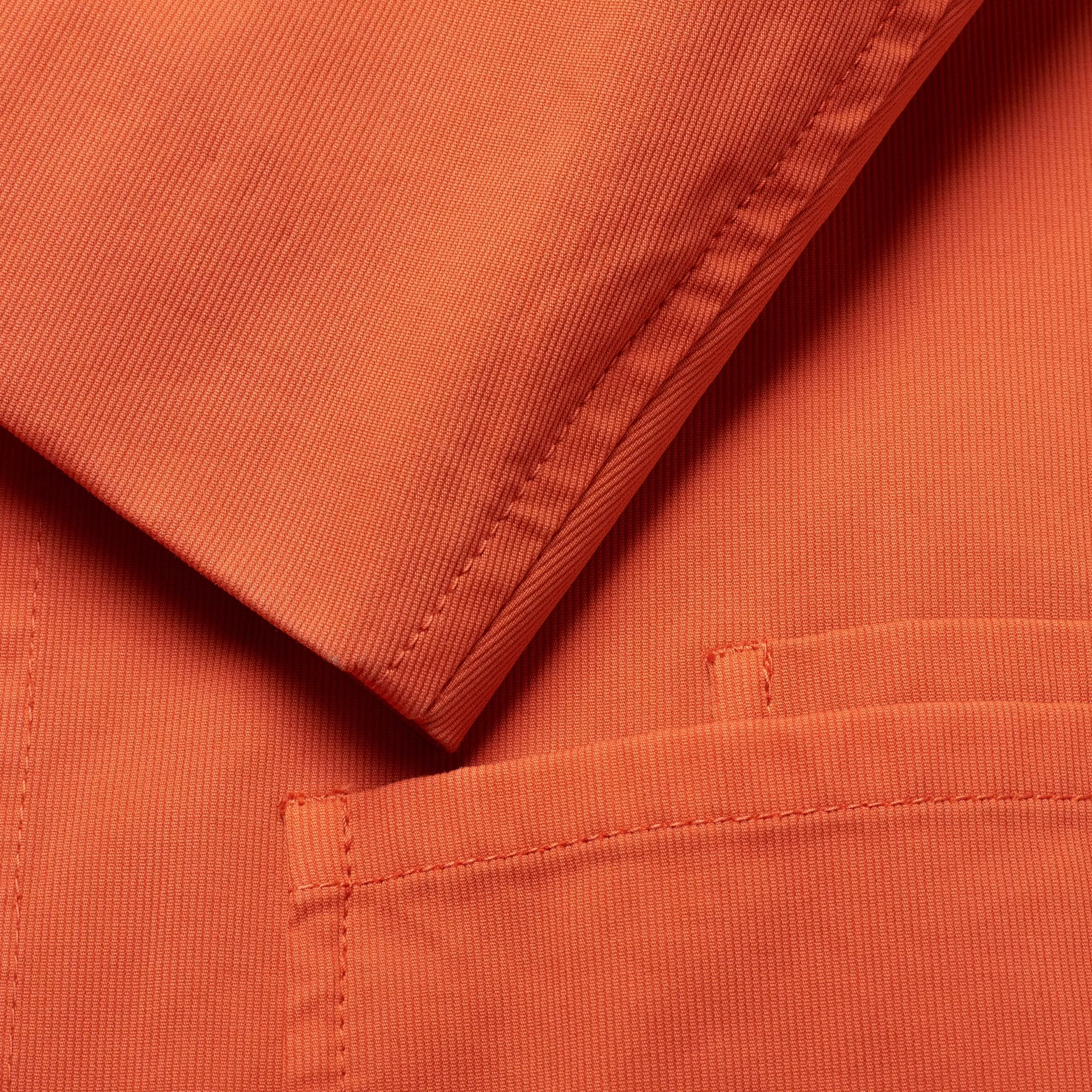 BOGLIOLI Galleria "74" Orange Cotton 4 Button Unlined Jersey Jacket 50 NEW US 40