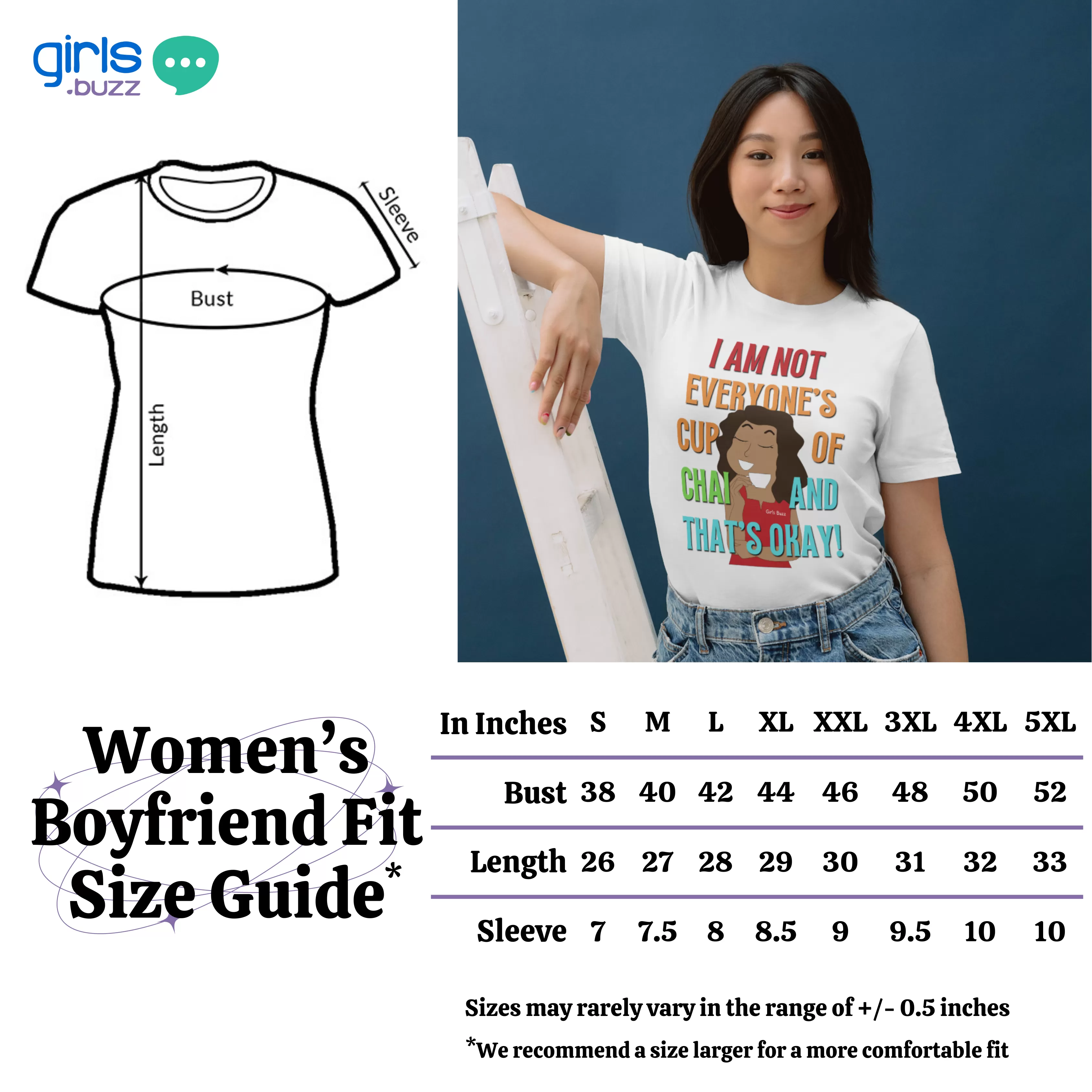 Boyfriend Fit Black Anime Print Women Cotton Tshirt - Go Go Girl