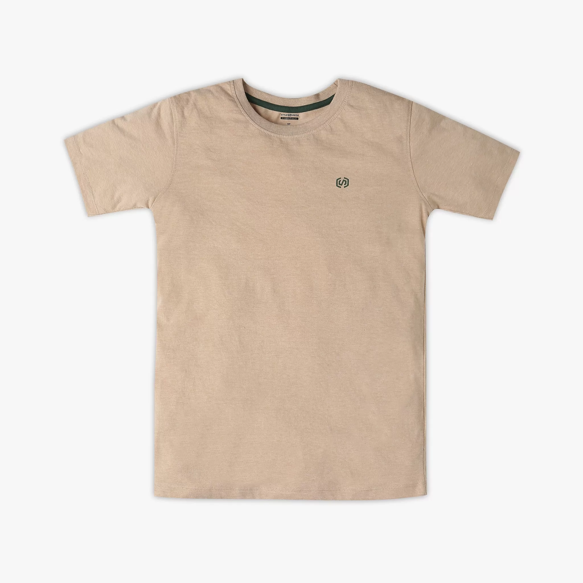 Boy's Regular Fit Solid T-Shirt