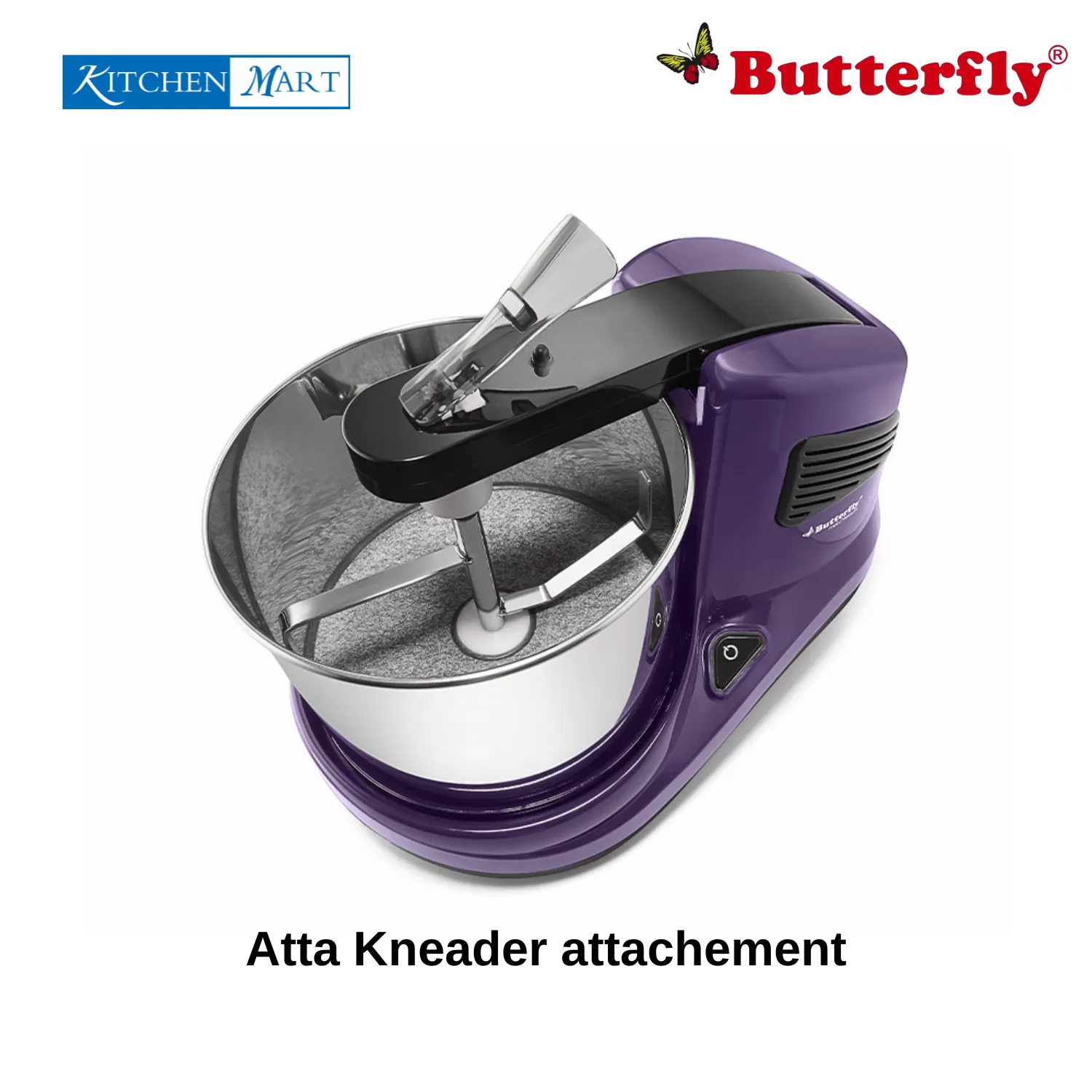 Butterfly 2 Litres Peerless TTWG WA 3 Stones Table Top Wet Grinder - Purple