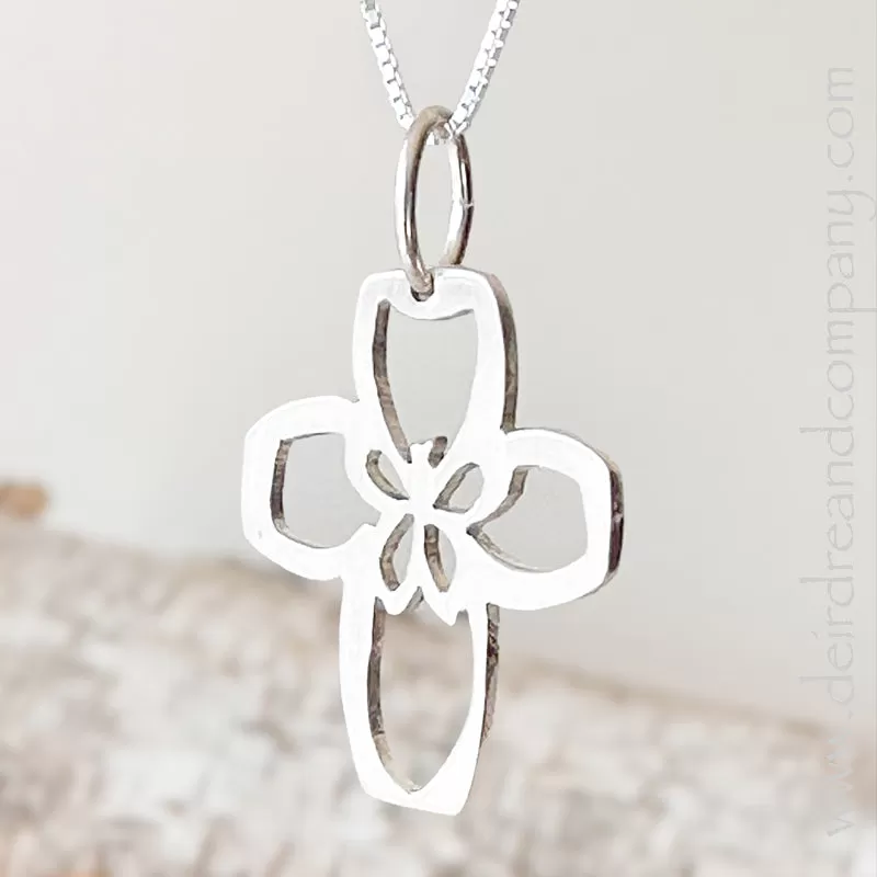 Butterfly Cross Pendant