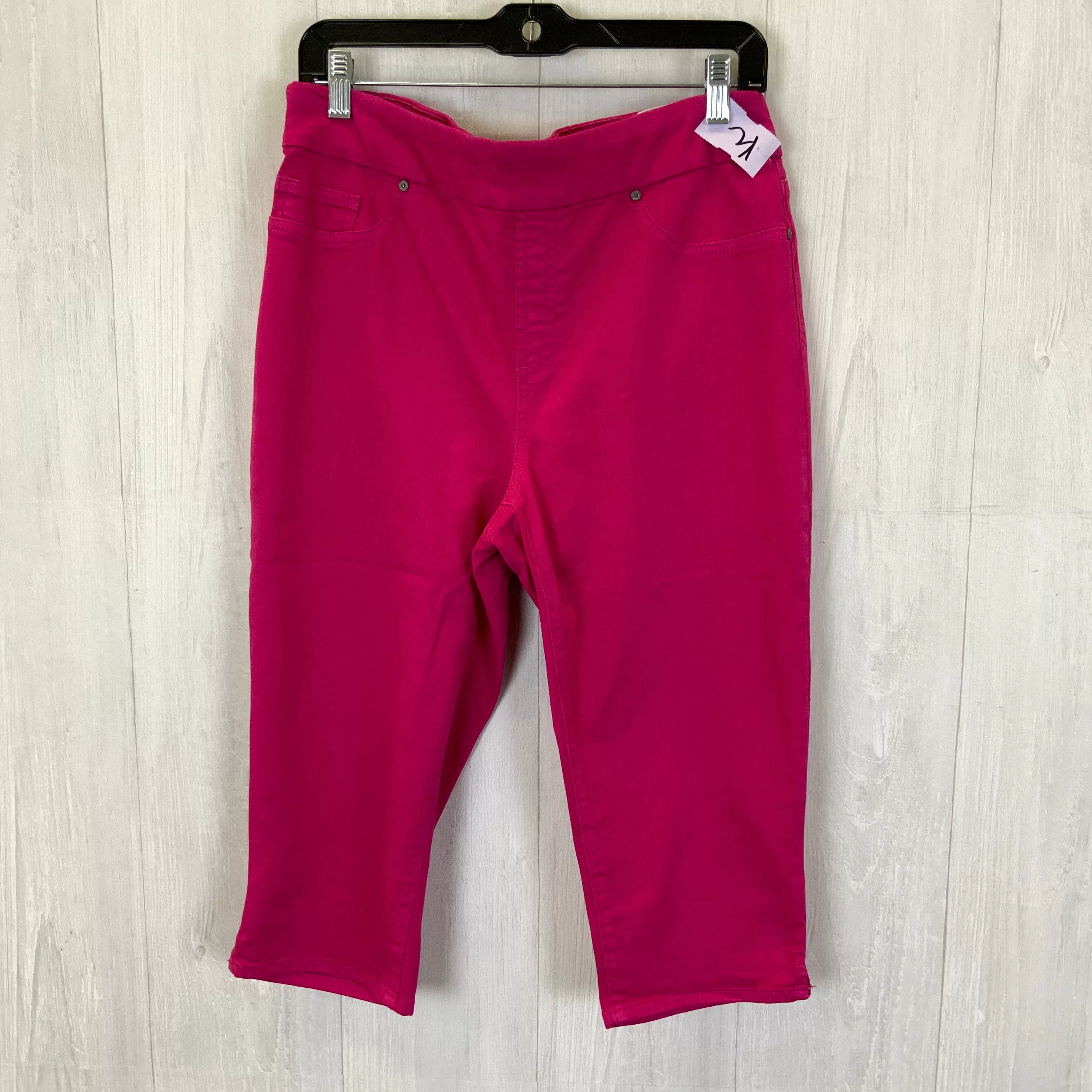 Capris By Chicos In Pink, Size: 8