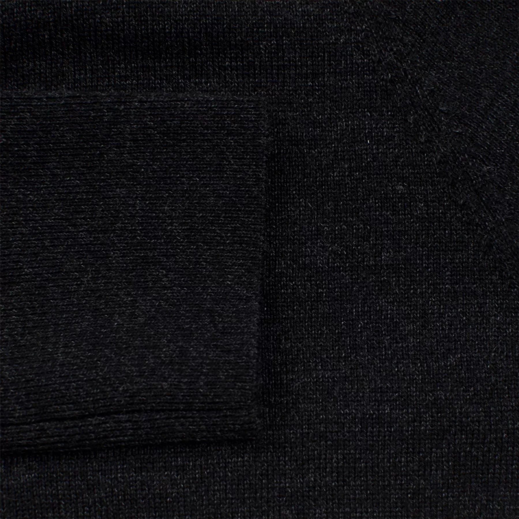 Carl Merino Sweater Black Melange - 2024