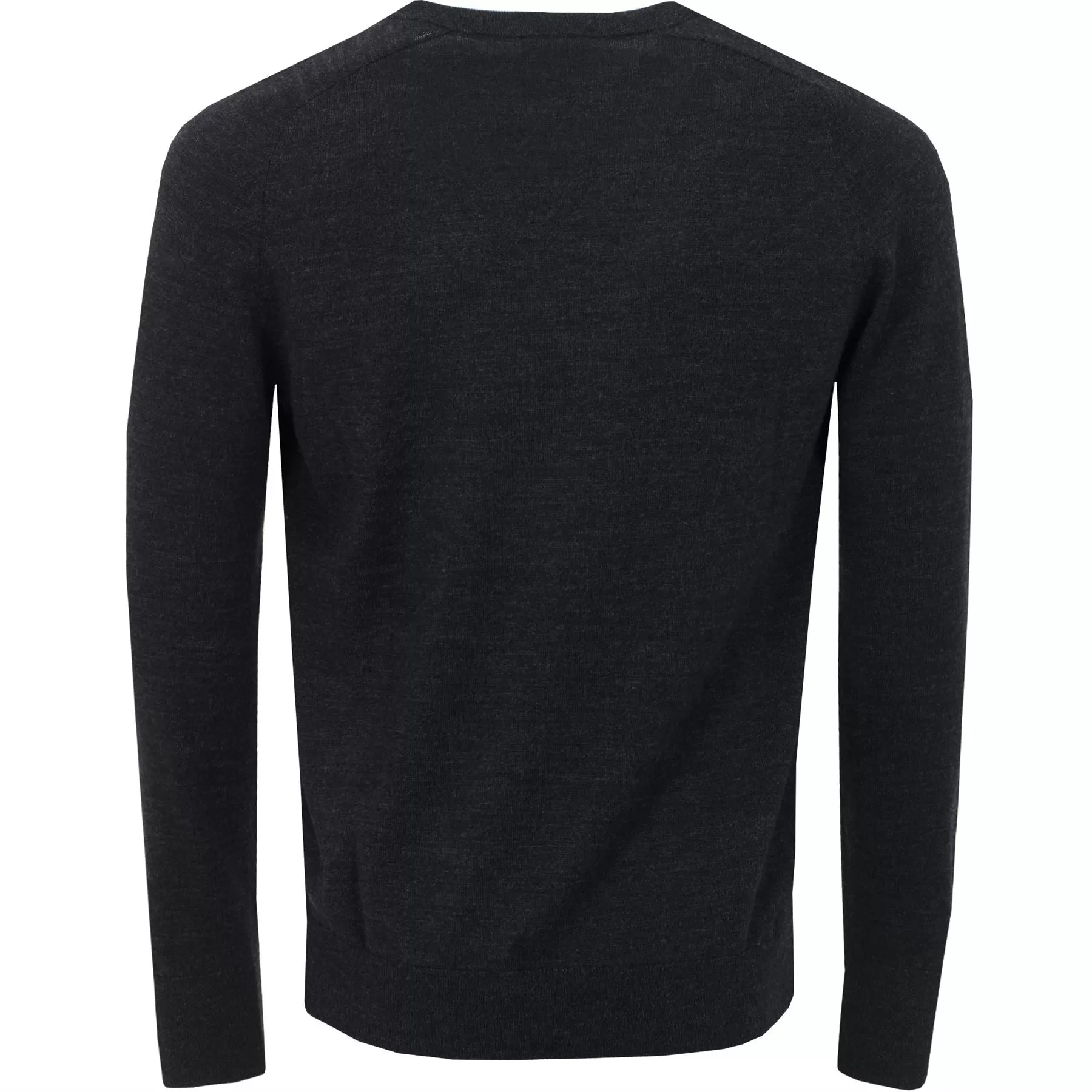 Carl Merino Sweater Black Melange - 2024