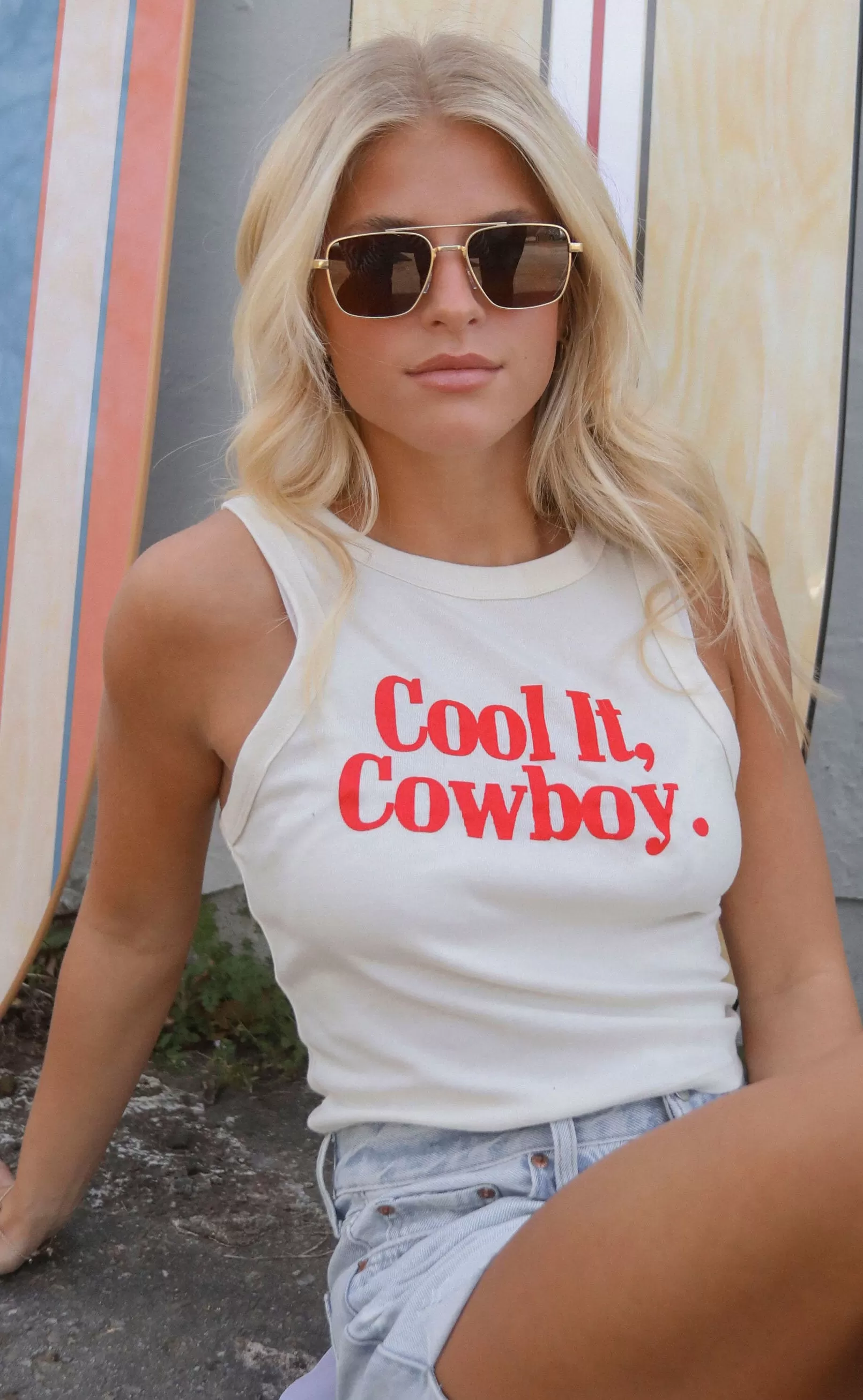 charlie southern: cool it cowboy tank