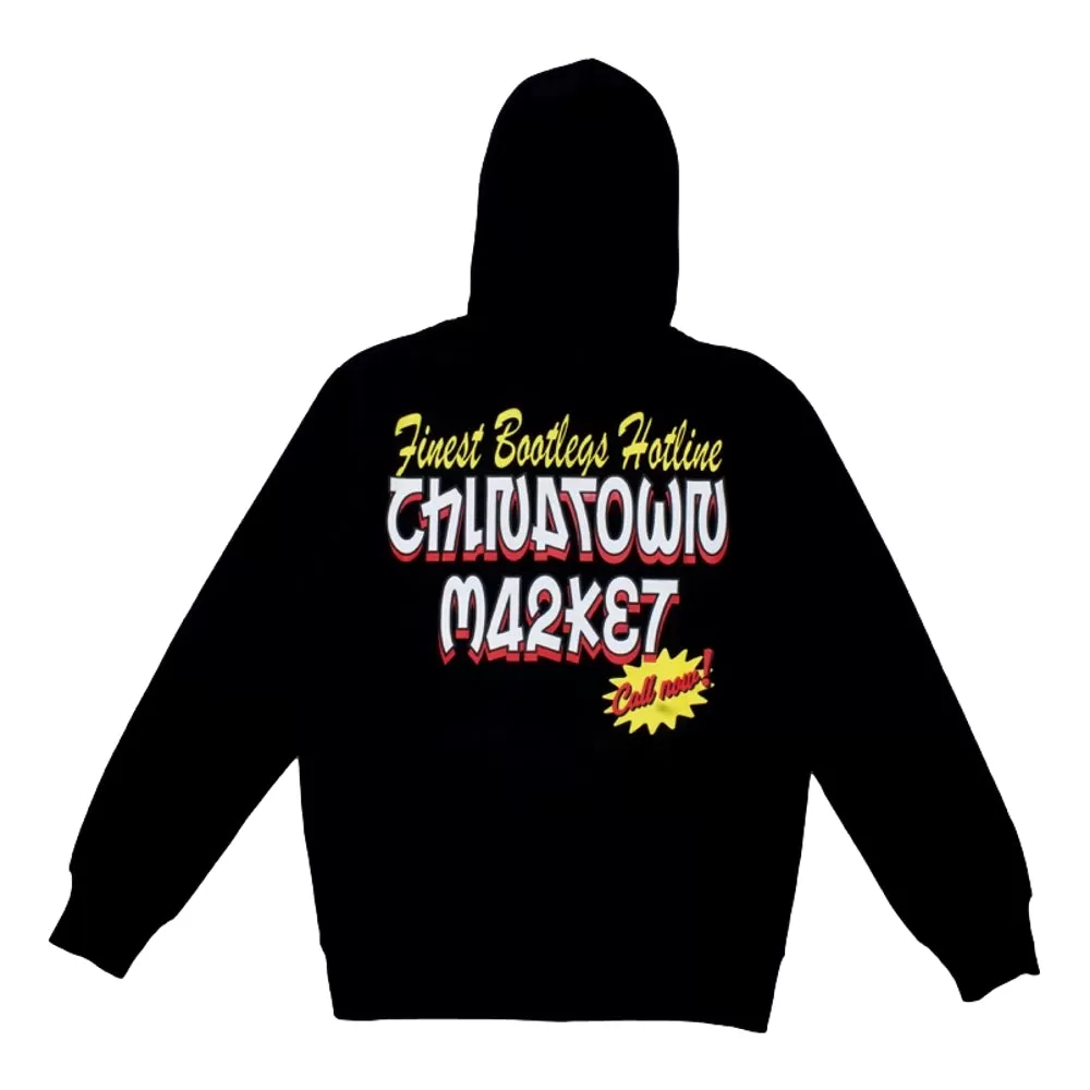 CHINA TOWN MARKET HOTLINE HOODIE-BLACK