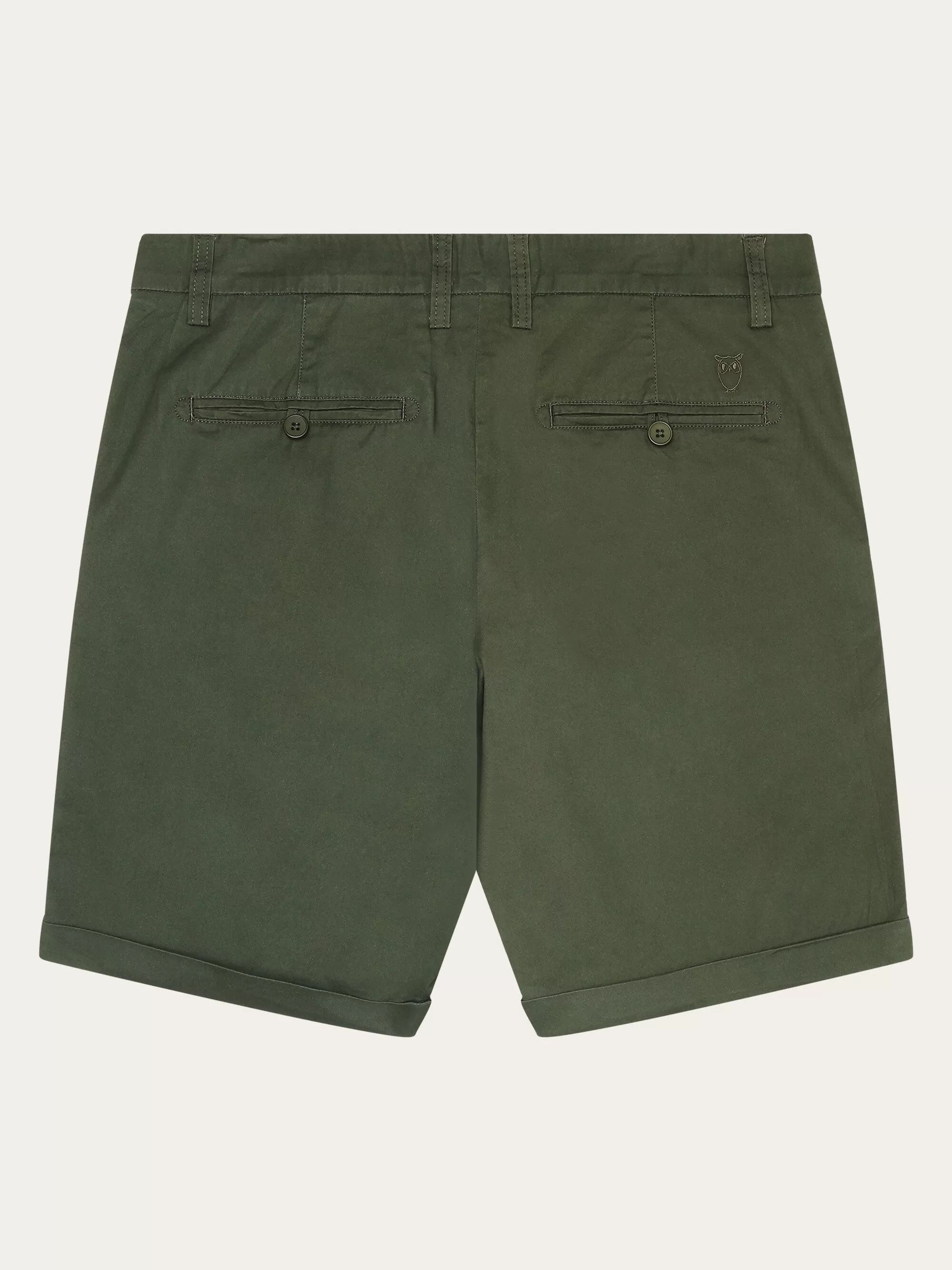 CHUCK regular chino poplin shorts - Forrest Night