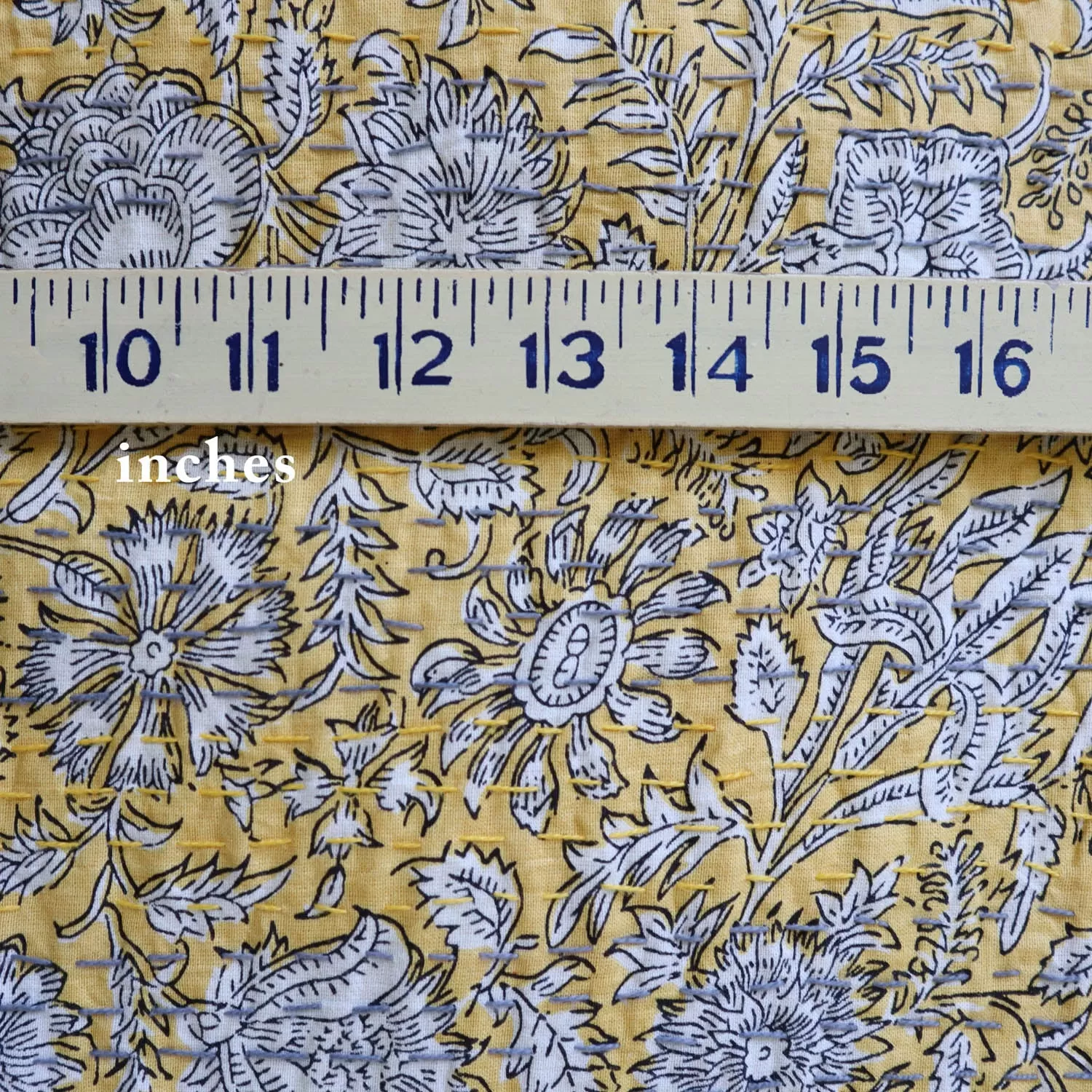 cotton Kantha reversible pollen