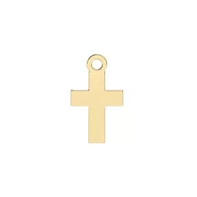 Cross Charm | 10k Yellow Gold