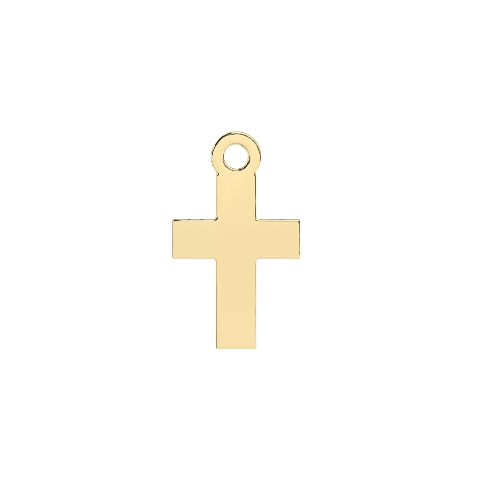 Cross Charm | 10k Yellow Gold