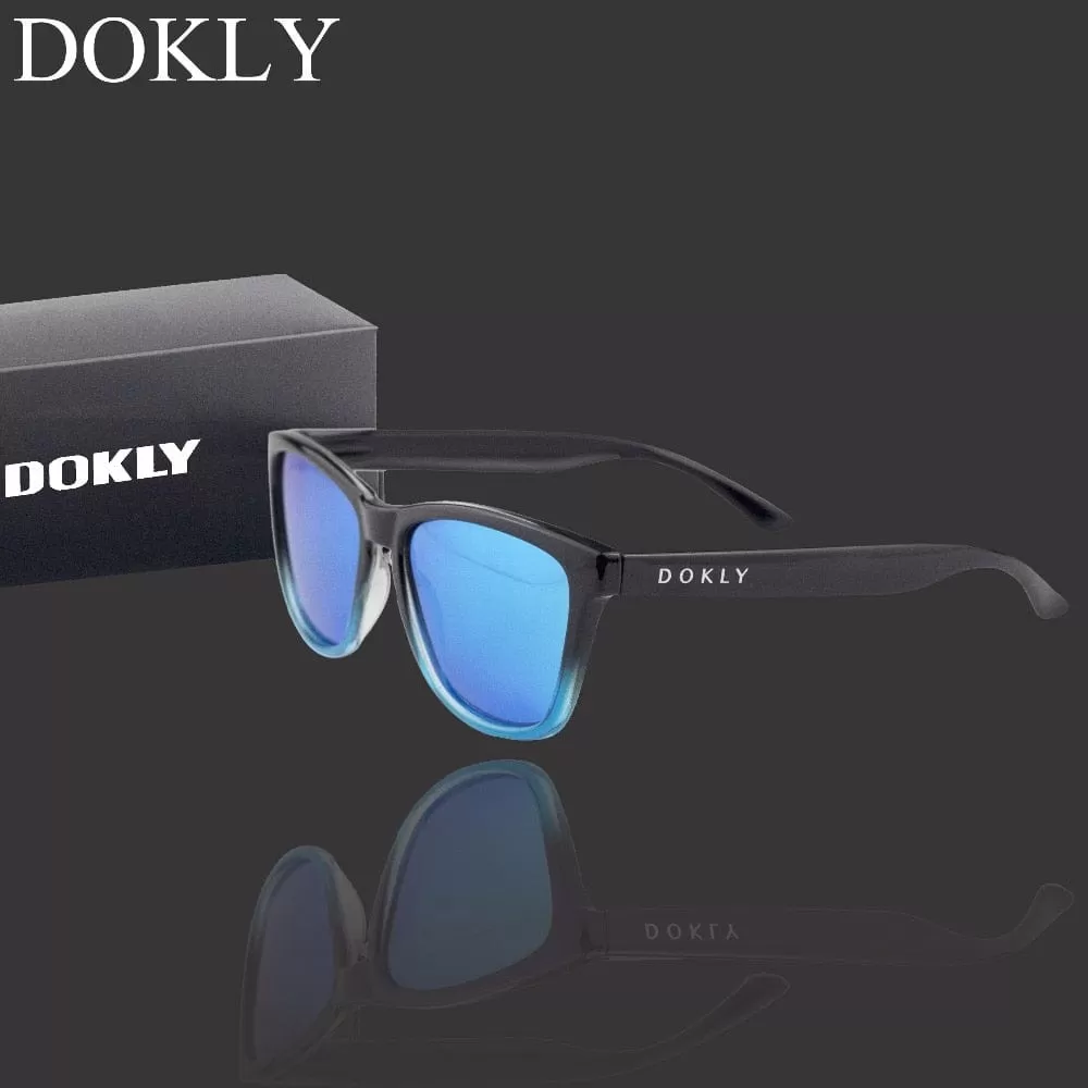 Dokly Real Polaroized Sunglasses Men and women polarized sunglasses Square Sun Glasses eyewear Oculos De Sol