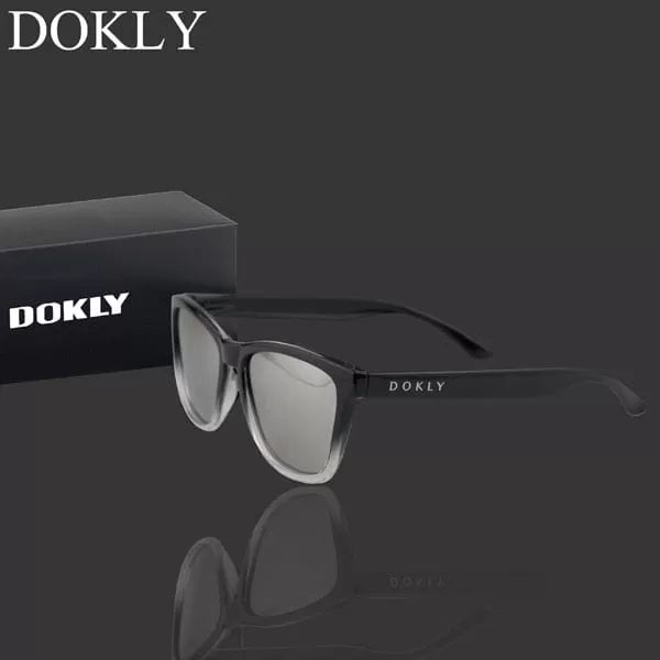 Dokly Real Polaroized Sunglasses Men and women polarized sunglasses Square Sun Glasses eyewear Oculos De Sol