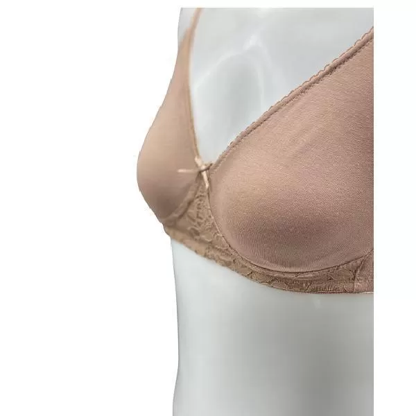 Double Layered Wire-free With Bottom Cup Lace