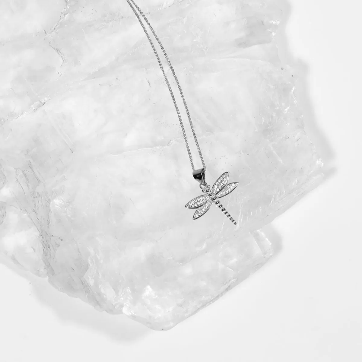 Dragonfly CZ Pendant