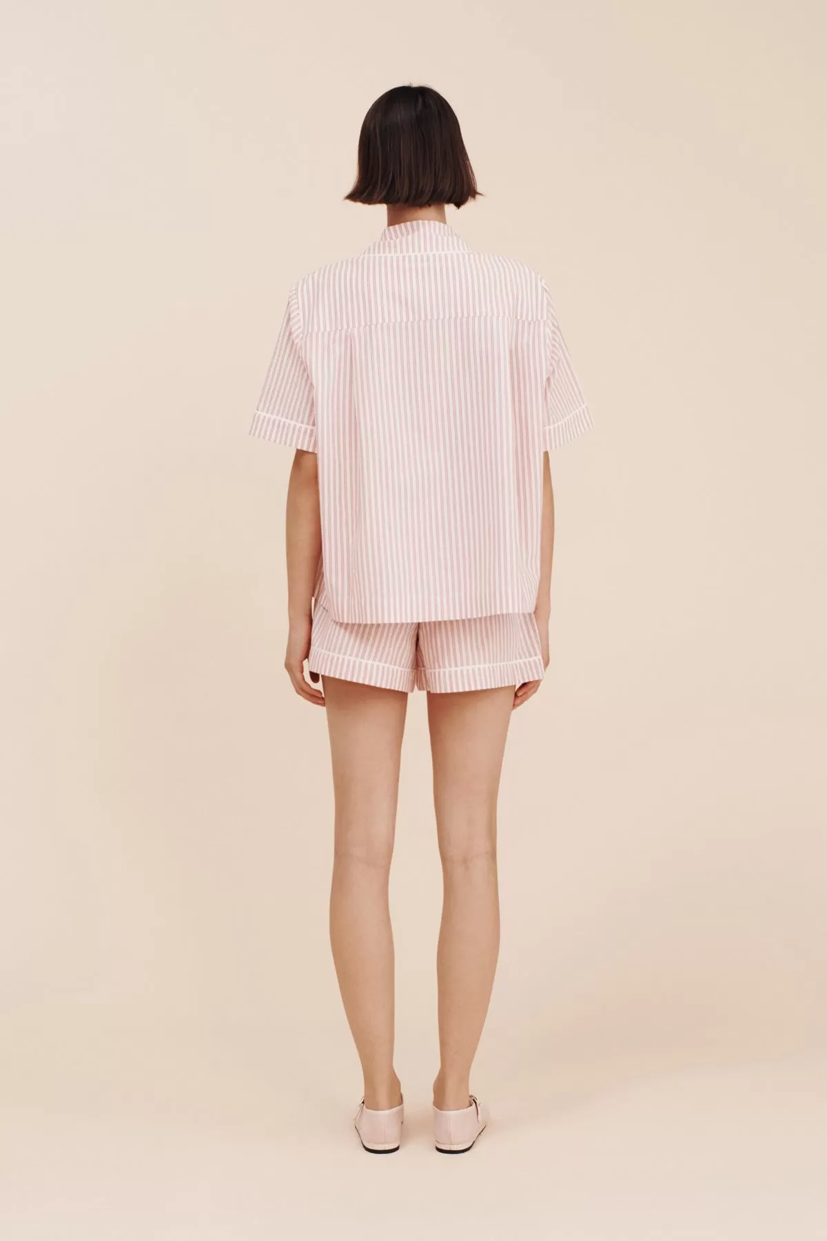 EDIE SHIRT - STRAWBERRY STRIPE