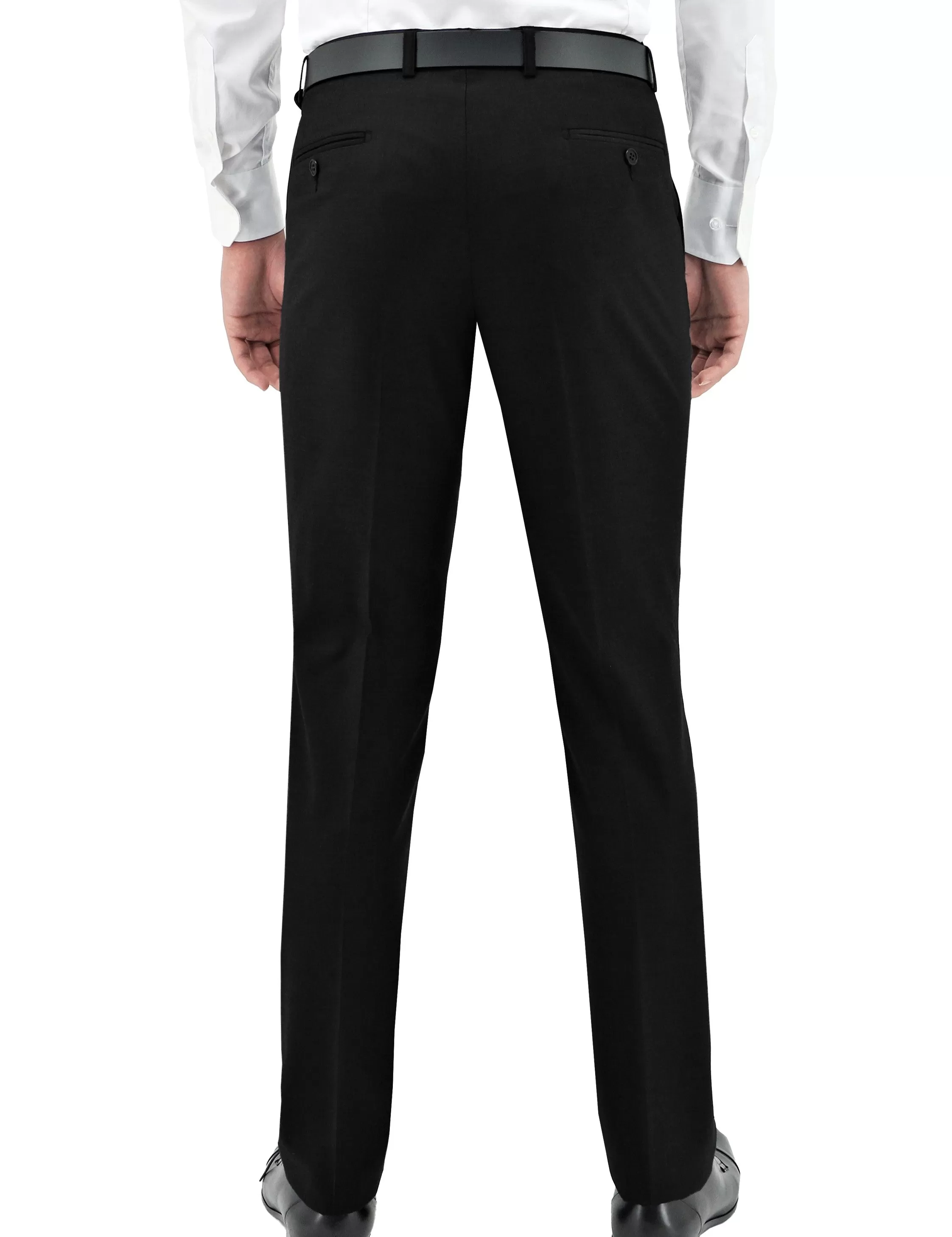 Edward 106 Black Wool Trouser