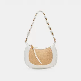 ELEANOR SHOULDER BAG NATURAL RAFFIA