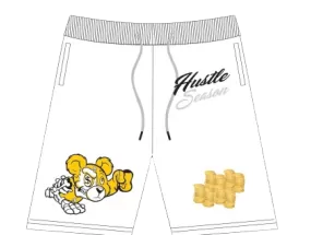 Focus "White Hustle" Shorts