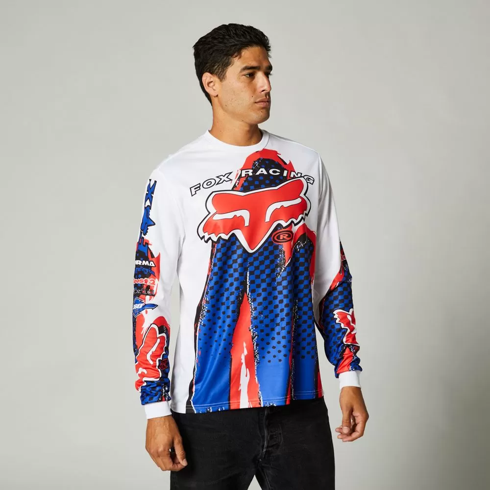 Fox Men's Brushed L/S Jersey White