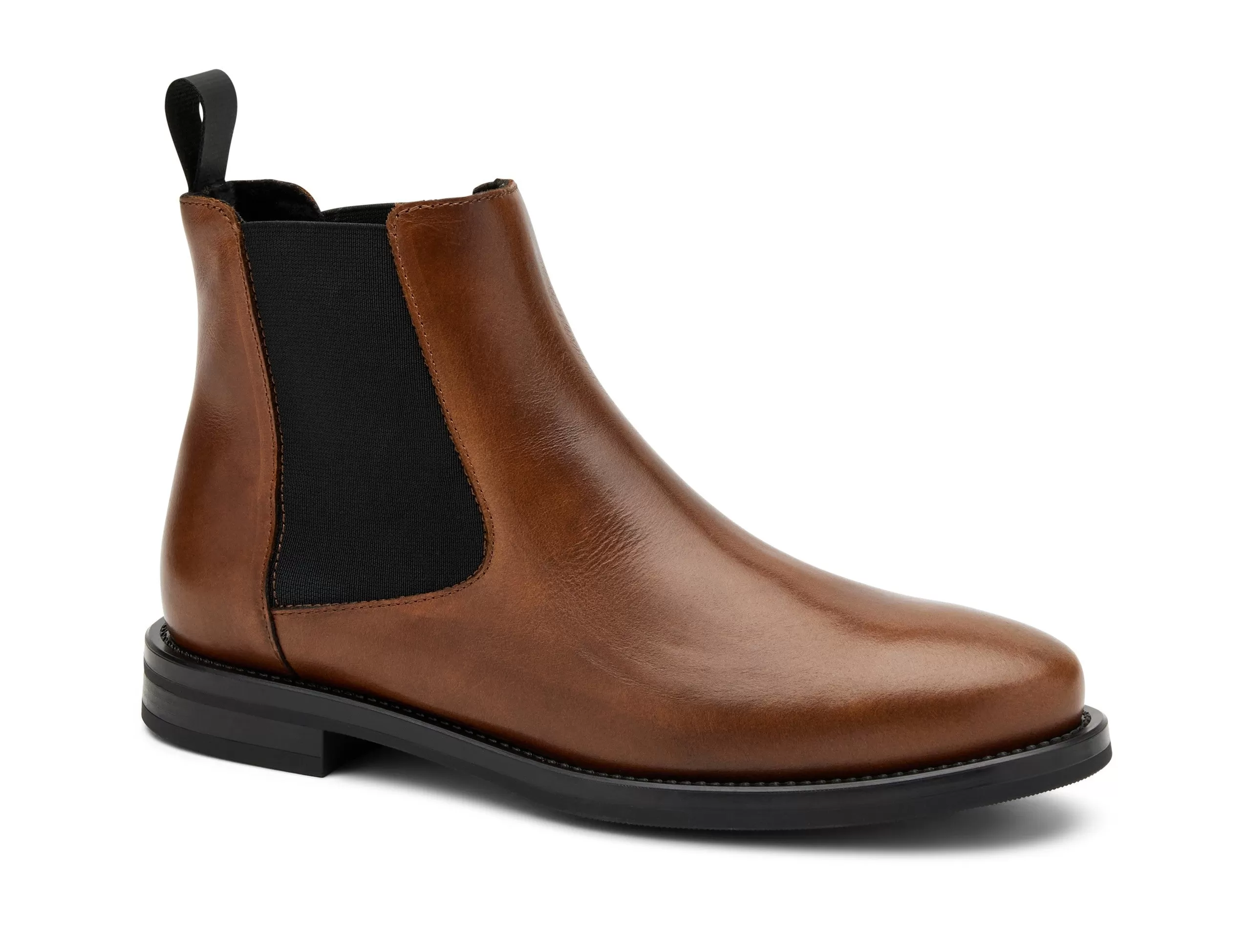 Frau Donna Chelsea Boots Invernali Tomaia Pelle Anticata