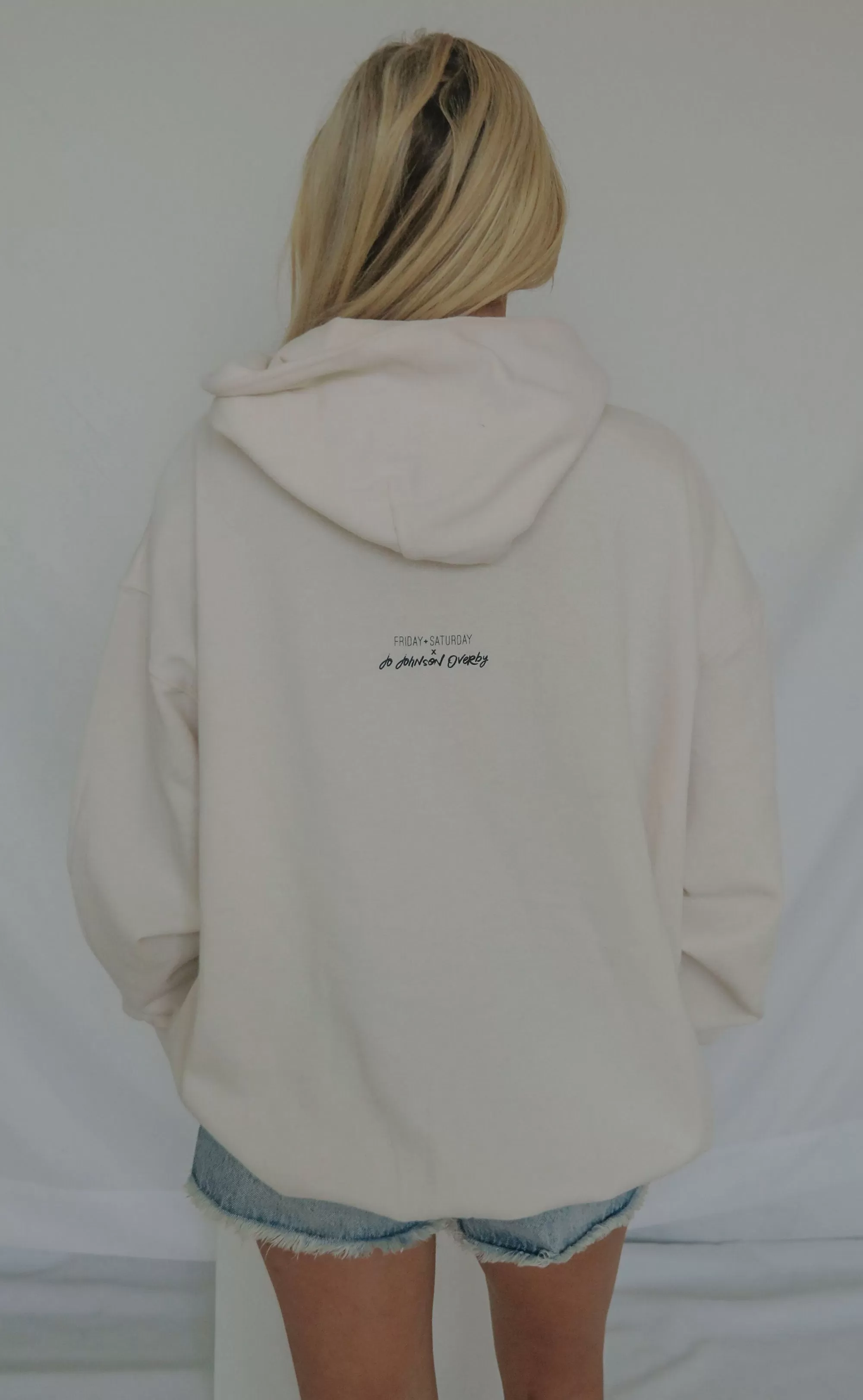 friday   saturday x jo johnson overby: take care hoodie