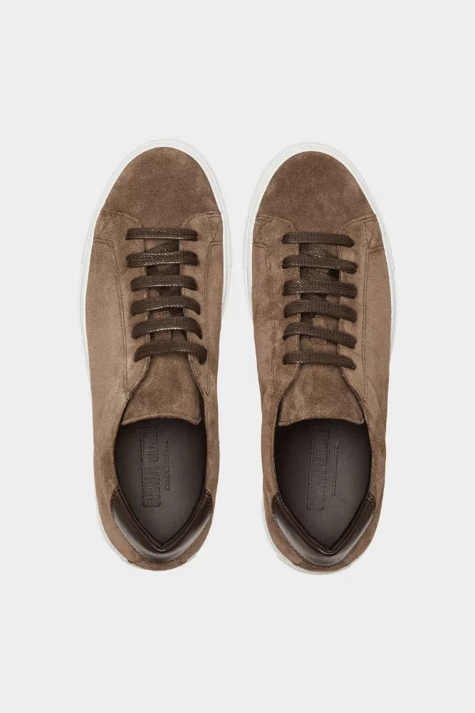 GCV2 Low Sneaker - Brown Suede with White Sole