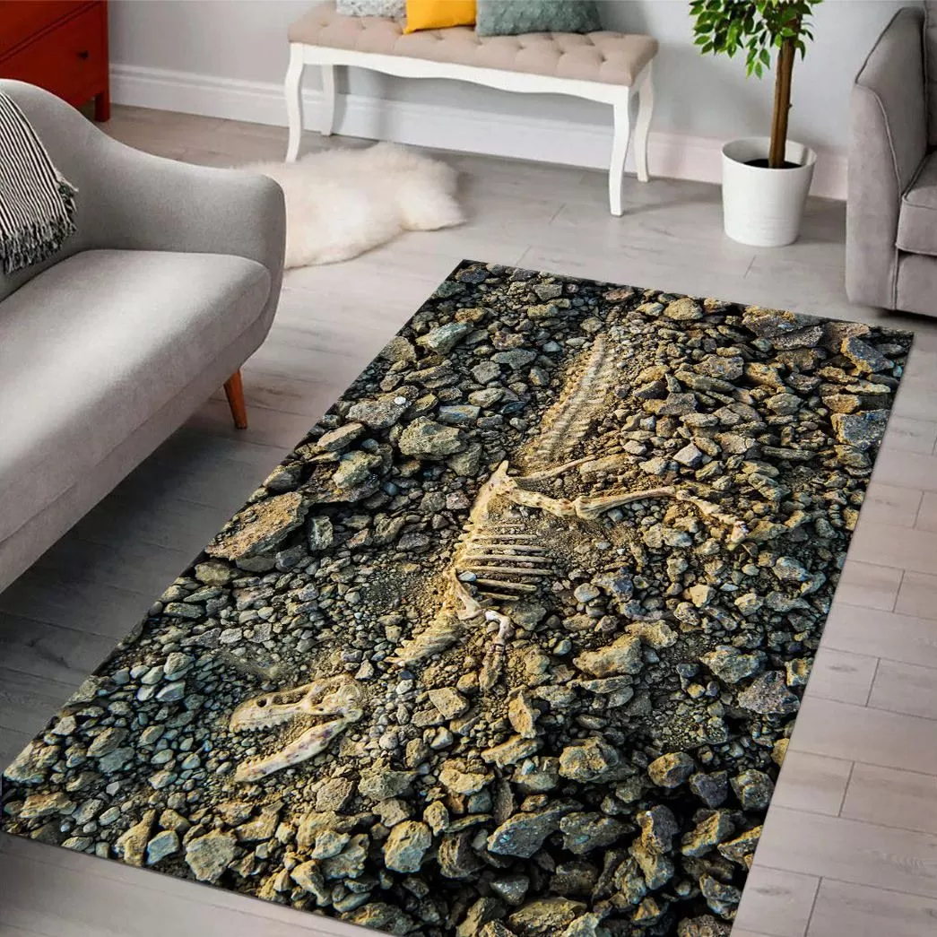 Gearhuman 3D Dinosaur Fossil Carpet