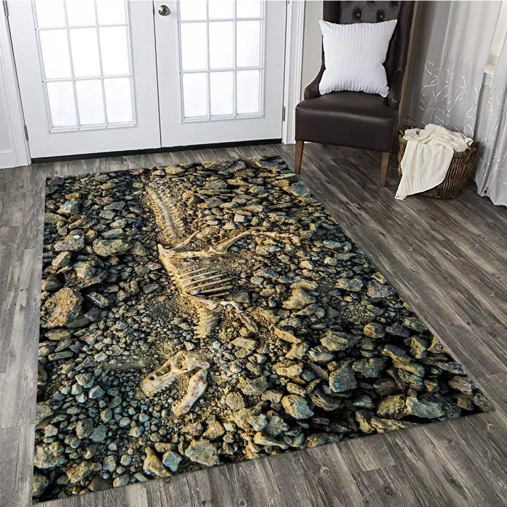 Gearhuman 3D Dinosaur Fossil Carpet