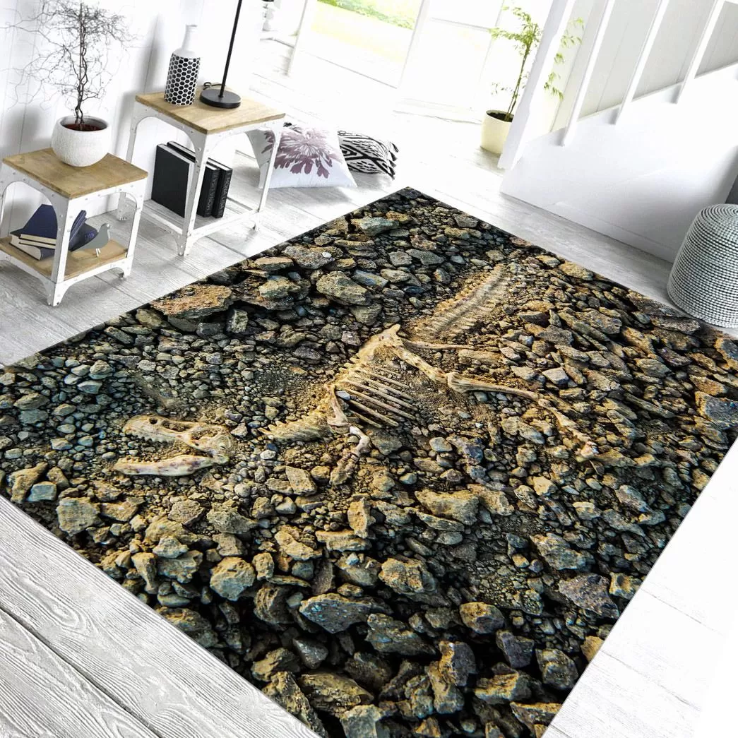 Gearhuman 3D Dinosaur Fossil Carpet