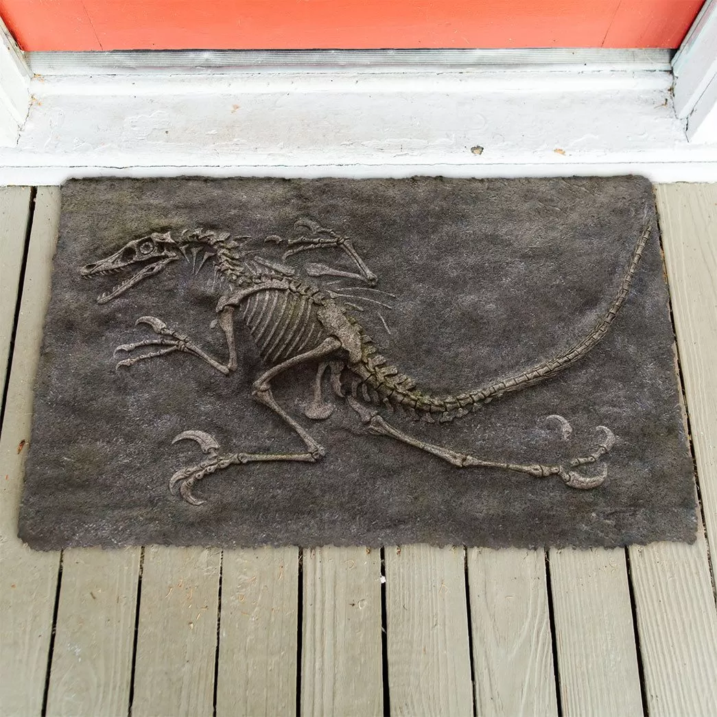 Gearhuman 3D Dinosaur Fossil Doormat