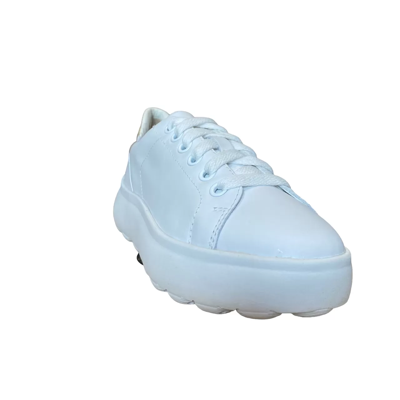 Geox Spherica D35TCB white gold sneakers shoe