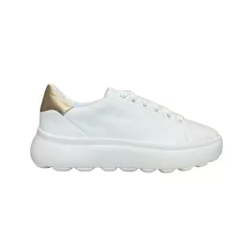 Geox Spherica D35TCB white gold sneakers shoe