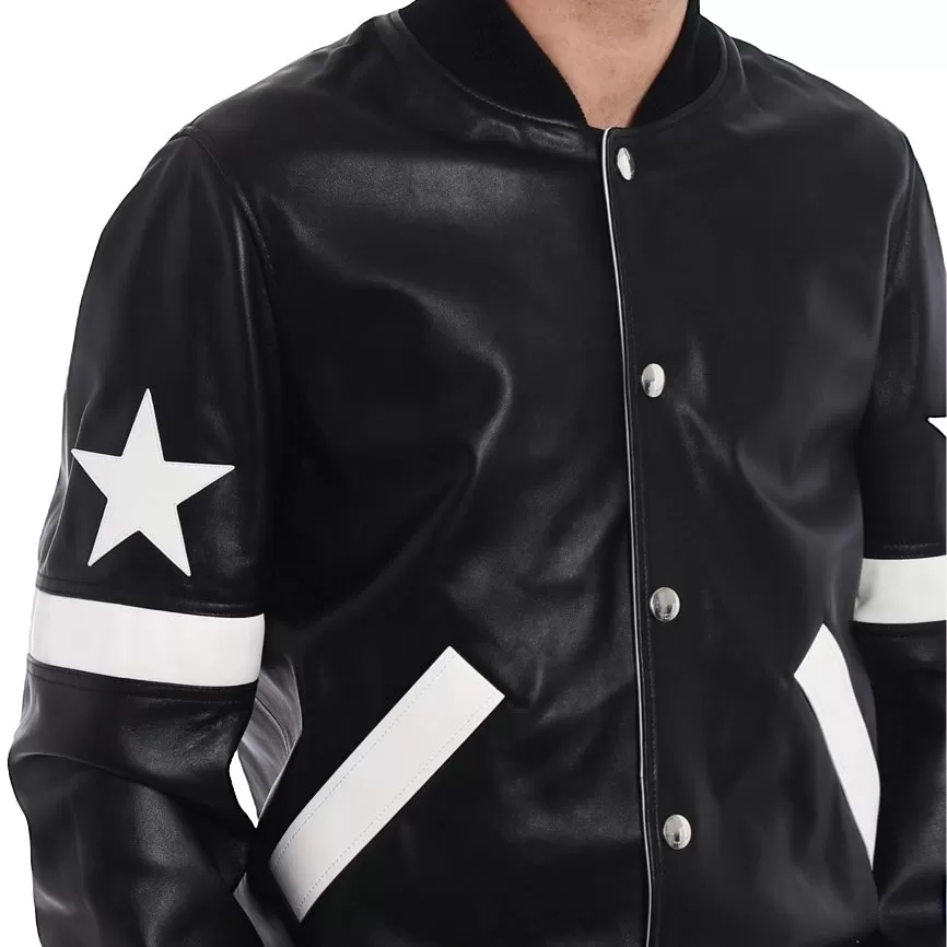 GIVENCHY - Jacket leather black size 48